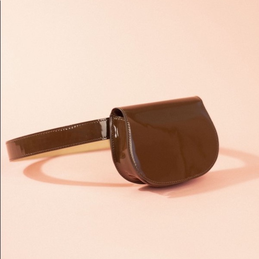 Maryam Nassir Zadeh Oscar Pouch in Carob